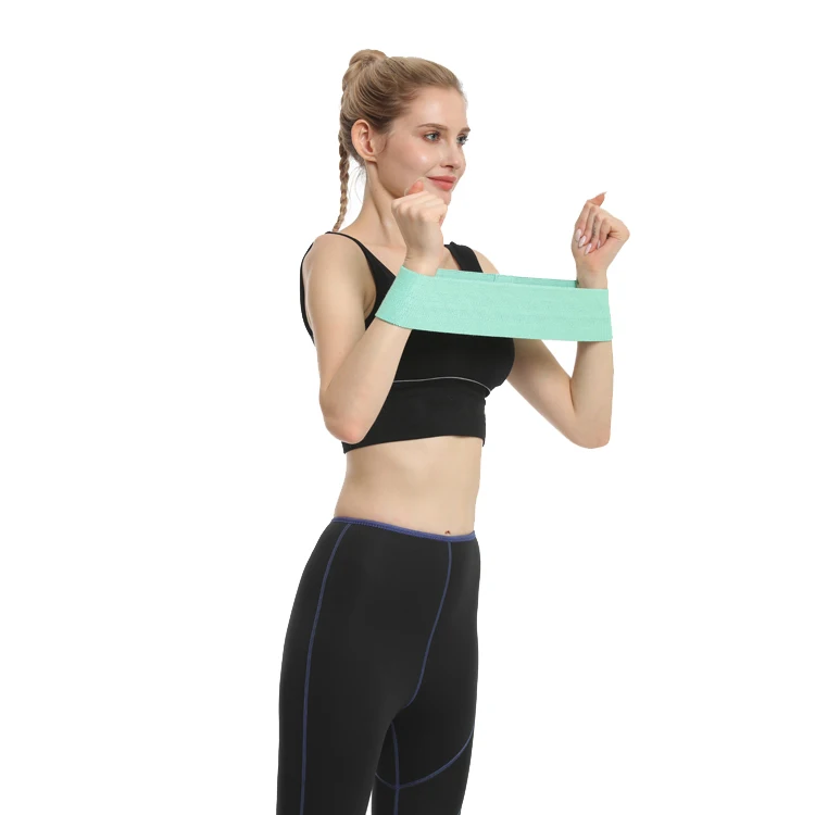 
Gym Fitness Exercise Customized Logo Elastic Hip Circle Booty Yoga Resistance Bands 