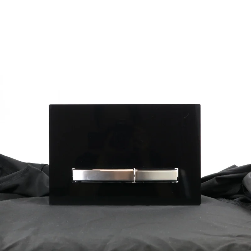 China Factory Matte Black ABS Toilet panel flush value fitting plate black