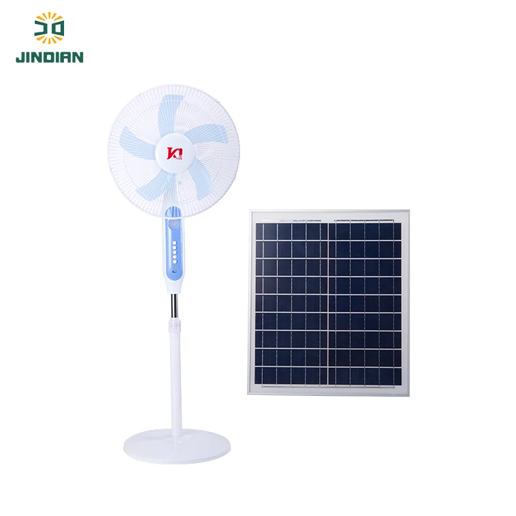 JD Home Portable Stand Rechargeable Energy solar fan 25W Powered Solar Fan