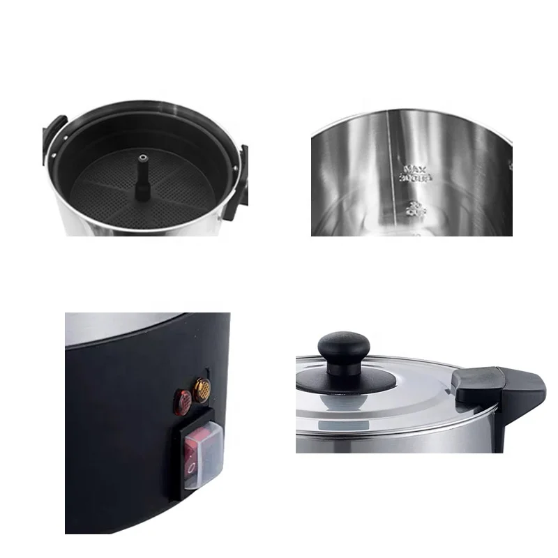 Hot selling 40cups commercial coffee percolator Home use Electrical Coffee Maker Urn