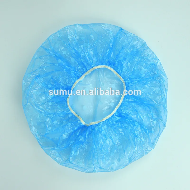 Microfiber Double Layers Elastic Reusable Waterproof Bath Cap Shower Cap