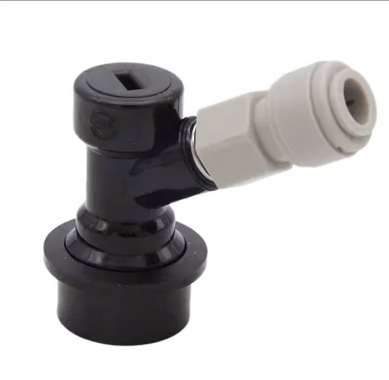 Premium Ball lock MFL disconnects with John guest fittings for home beer brewing