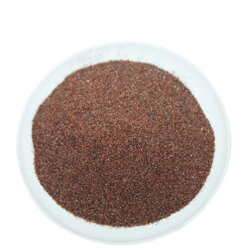 Abrasives Manufacturing Natural Garnet Sandblast Media 100 mesh for Waterjet cutting machine