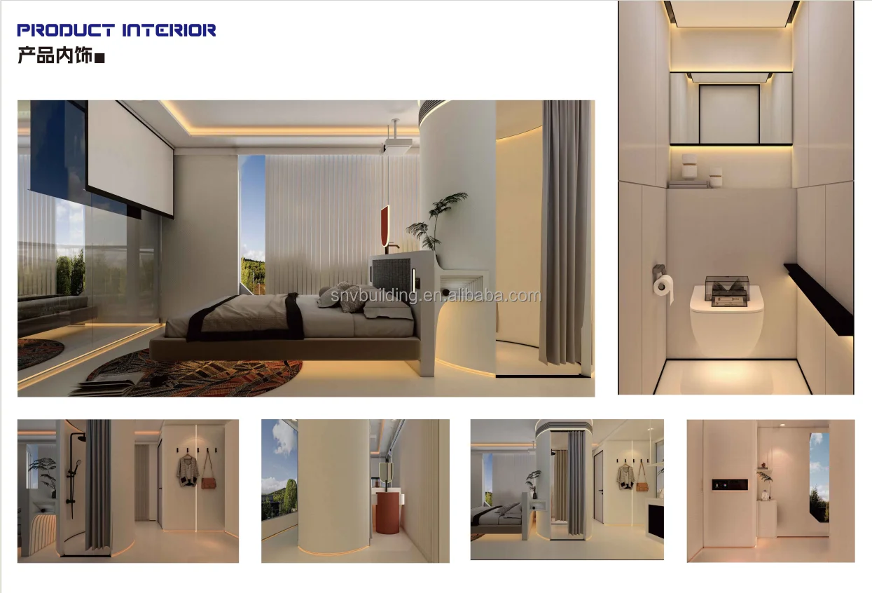 SINOVA muebles para la casa low price container house luxury living 40 foot container house