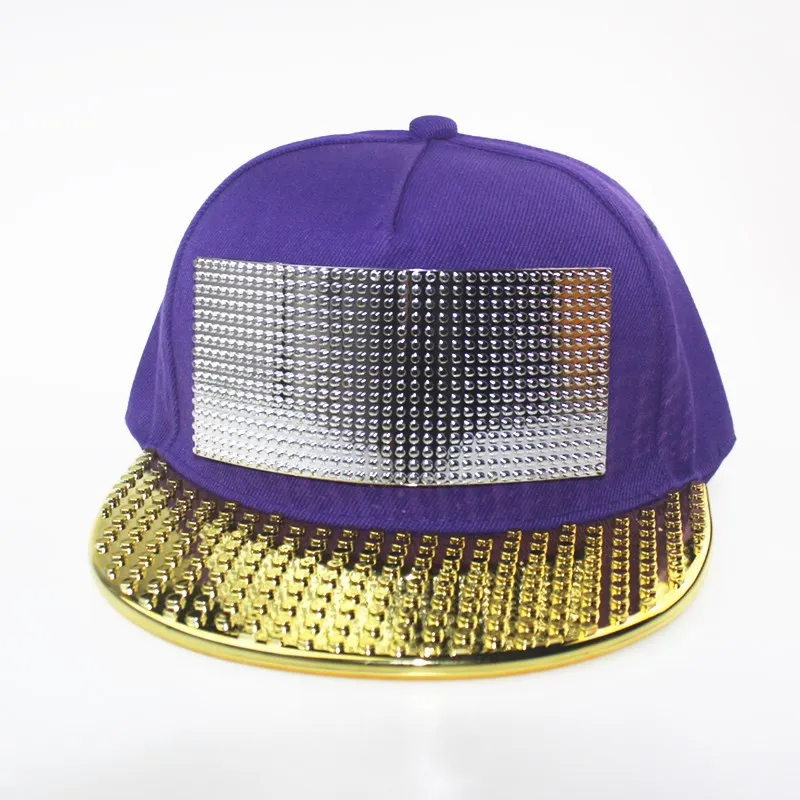 Custom personality puzzle DIY hats building bricks blocks snapback cap children adult hip hop baseball sports caps