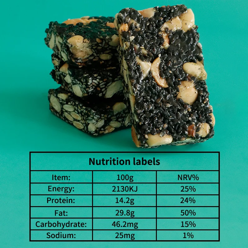 Bulk 500g Multiple Raw Materials Nuts Sesame Peanuts Mixed Snacks Sweet Candy Crisp Snacks Import