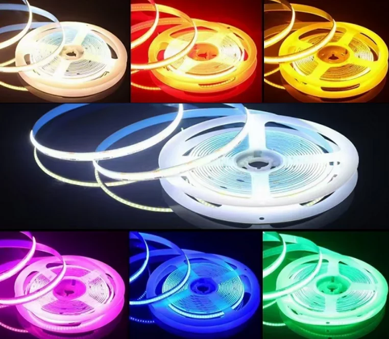 Светодиодная лента высокой плотности 3000K 4000K 6000K DC 12V 24V 320 Leds 8mm 10W 12W Гибкая
