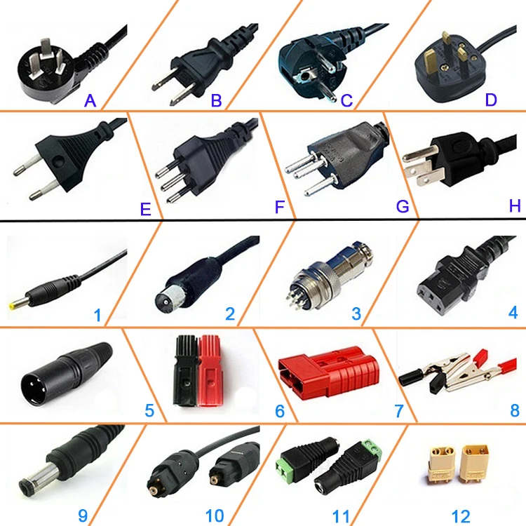 36V 48V 5a 6a  electric scooter charger lithium ion batteries charger