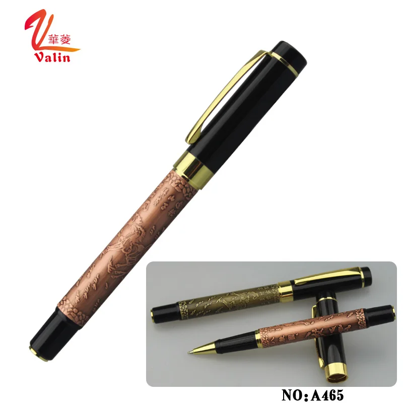  Высококачественная Роскошная китайская металлическая ручка с бронзовым роликом профессиональный производитель