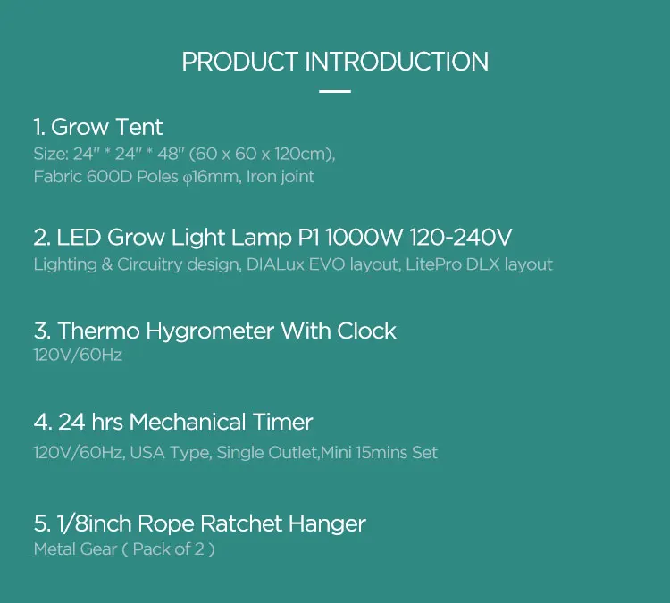 Best Price Cheap Greenhouse Grow Tent Complete Kit Hydroponic System Garden Plant Grow Kit Grow Room Choose