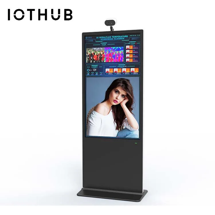  IOTHUB Обнаружение температуры человеческого тела обнаружение обнаружения лицевой Ip-изображение Ai тепловая
