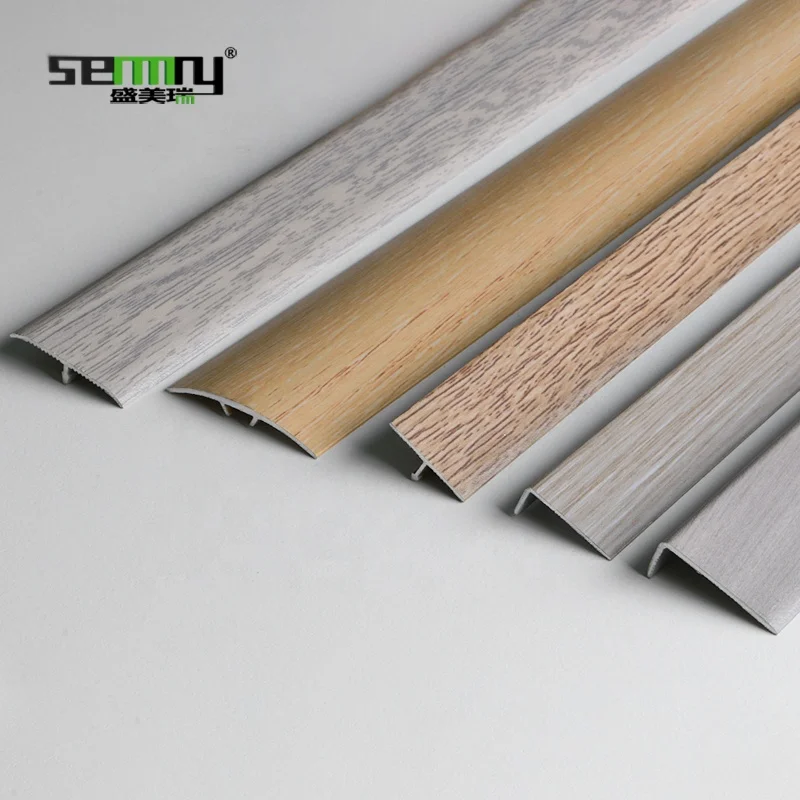 Beautiful colors Interior Decor Accessories Aluminum Ceramic Tile Edge Profile Stair Nosing floor cover strip