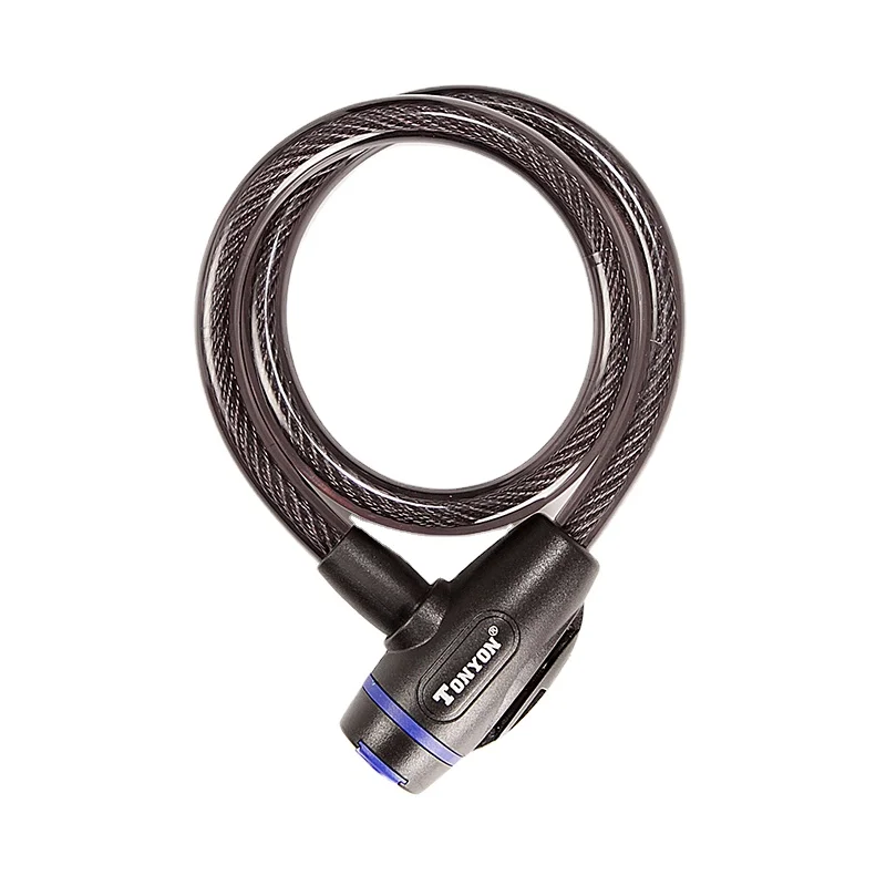 TONYON Китай Поставщик оптовая Смарт безопасности велосипедный кабель замок
