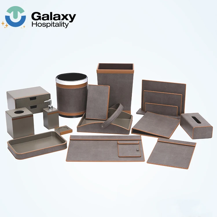 Dusit Thani Guam Resort Customized Hotel Bathroom Leather Accessories