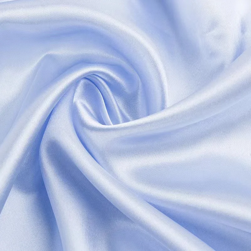 Factory Make Shiny Satin 50X75D 75gsm Recycled Fabric for Pajamas