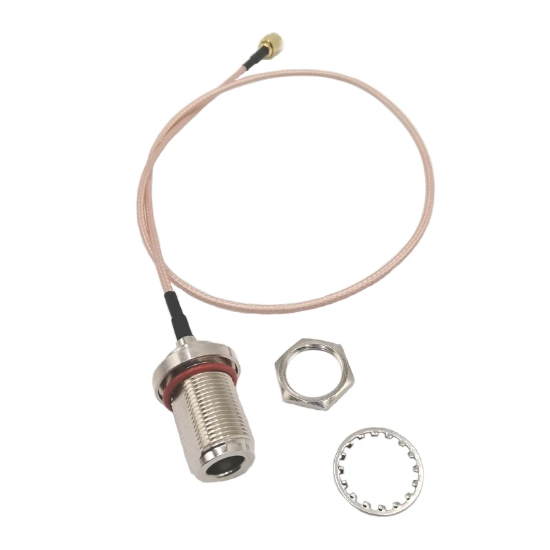 
RF Cable assembly N bulkhead female/jack to SMAo male/plug Waterproof RG316 RF Coaxial Jumper 
