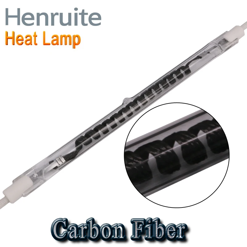 Toaster Oven Carbon Fiber Infrared Lamp IR Quartz Heating Carbon Fiber Tube Heating Element for Food Bread Oven Equipment