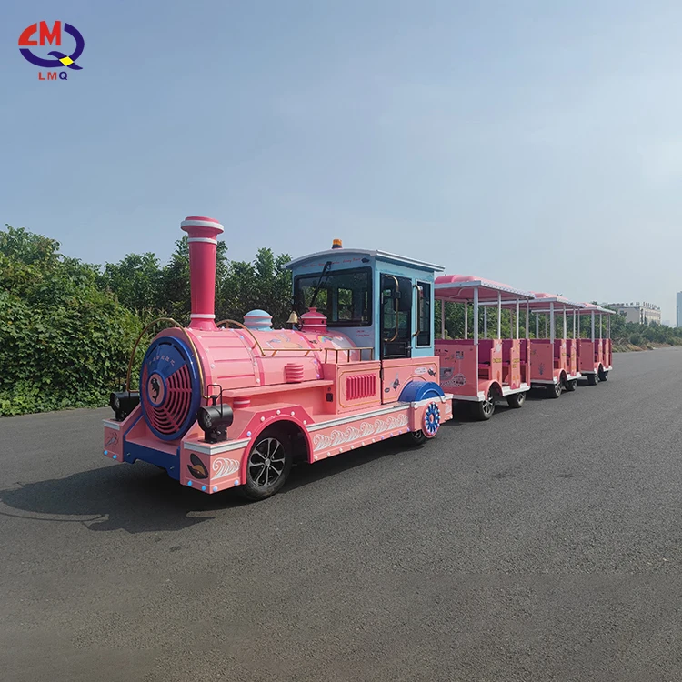 Kids and Adult Shopping Mall Amusement Park Rides Electric Tourist Trackless Train for Sale