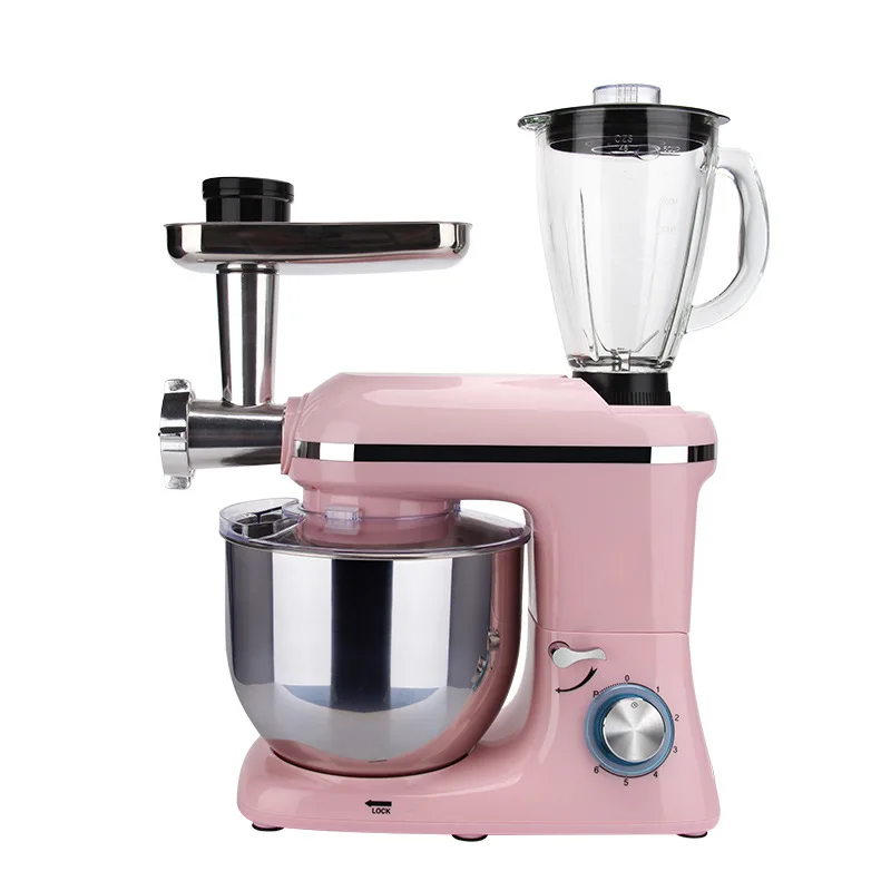 Customized 3 In 1 5l 6l 7l 8l stand mixer Electric planetary  kitchen With Meat Grinders  Stand Mixer For Baking