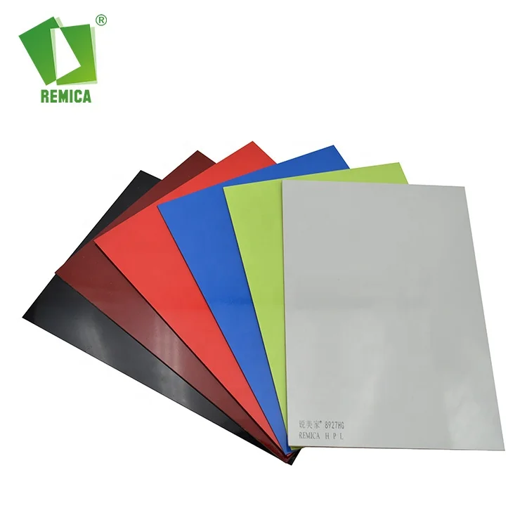 Formica Solid Colors HPL 1mm HPL Laminate Sheet High Gloss Laminate Sheet