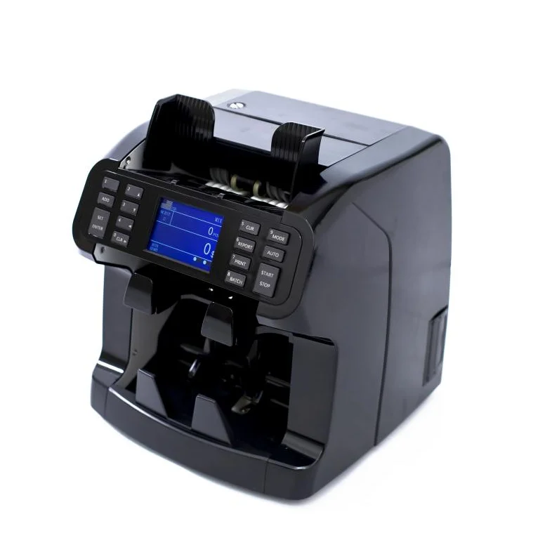 H-8900 Bill Counters Two Pockets Sorter Front Loading Mixed Value Money Counting Machine