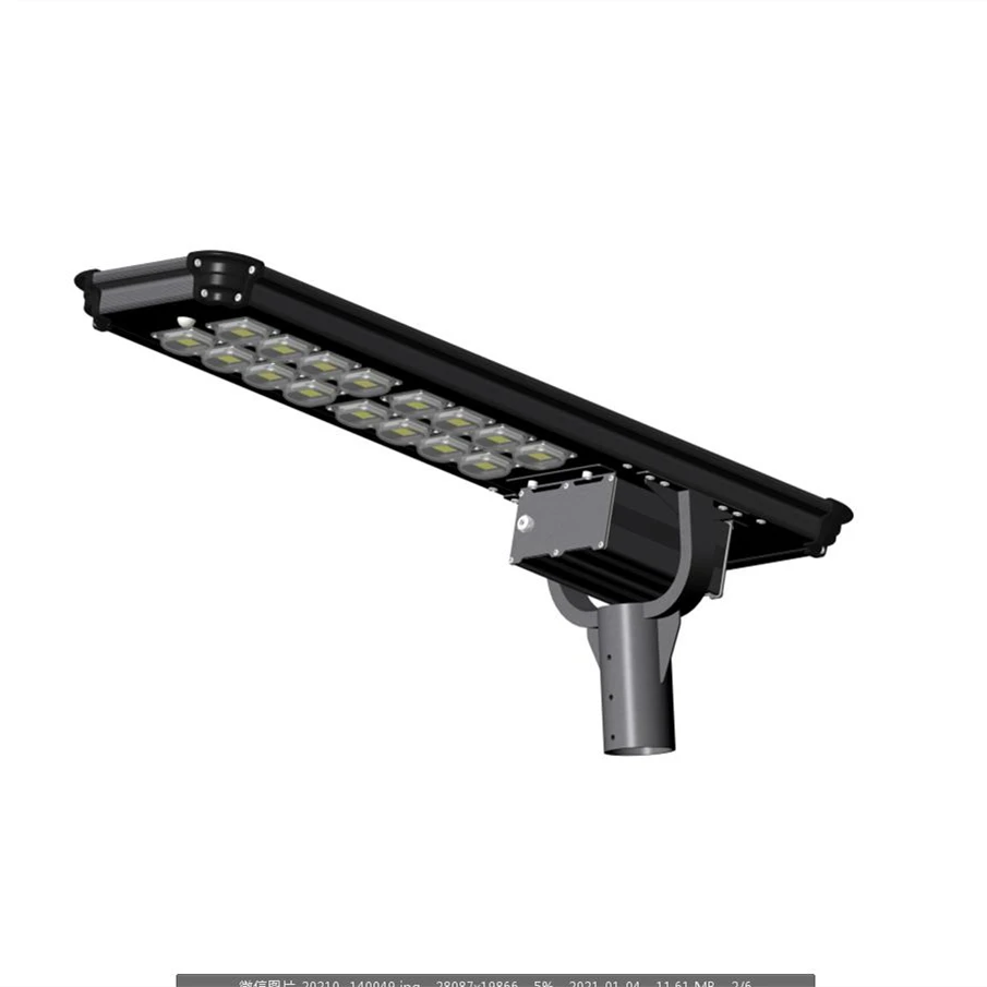 Factory Price Outdoor Solar LED  Lamp 90W Integrated solar Street Light Housing