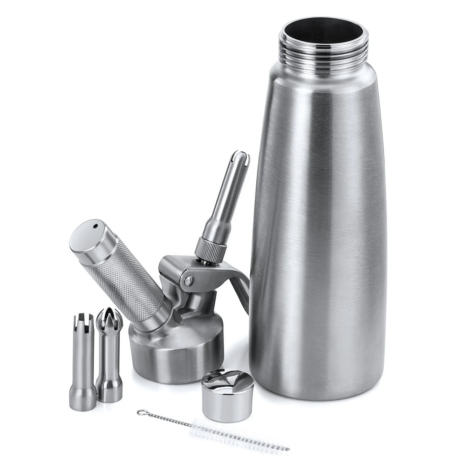 18/8 Stainless Steel Whipped Cream Dispenser With 3 Decorating Tips Professional Whipped Cream Maker Home Bake Tools