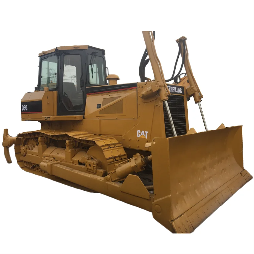 HOT SALE used crawler bulldozer CAT D6G medium-sized pushdozer railway construction machinery great performance low price Egypt