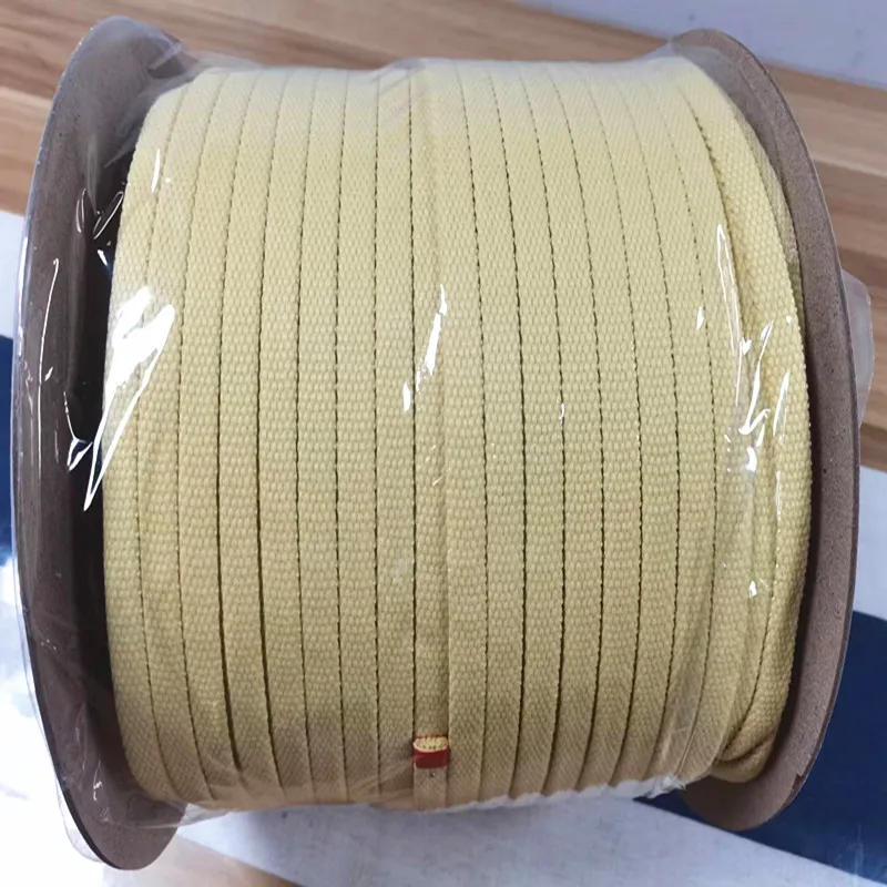 Glass Tempering Furnace Roller Rope High Temperature Aramid Rope Fire  Roller Rope