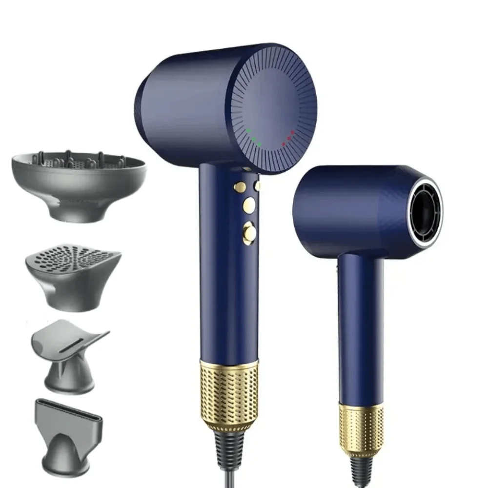 Professional salon 2400W super hair blow dryer low noise thermal control brushless motor ionic High speed hair dryer machine