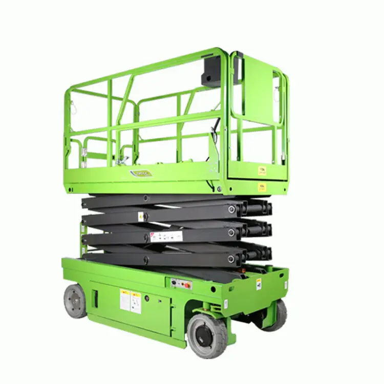 13ft to 52ft Hydraulic Lift Scissor Platform 2024 Newly Customized Small Cargo Lift Lifting Table Manual Foot Pump