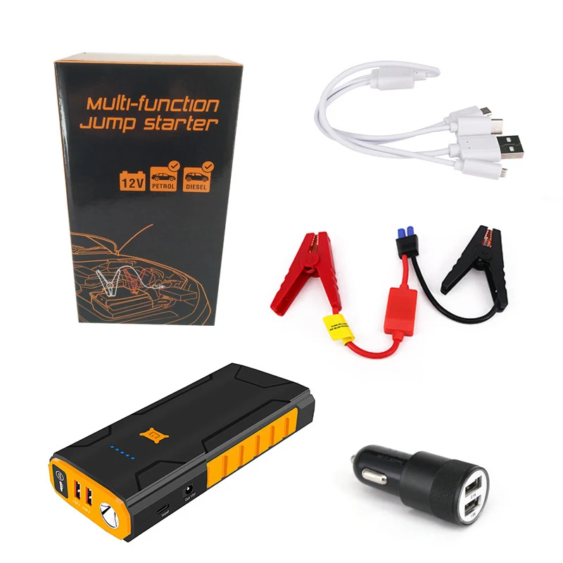 Product Portable Quality 16000mAh 12V Super Capacitor Jump Starter 1600A Power Bank Car Jump Starter Booster
