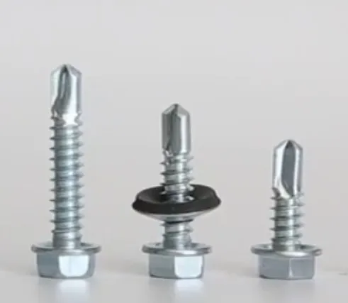 Stainless Steel,Carbon Steel Hex head Self Drilling Screws/ Flange head Self Drilling Screws with EPDM Sealing Washer