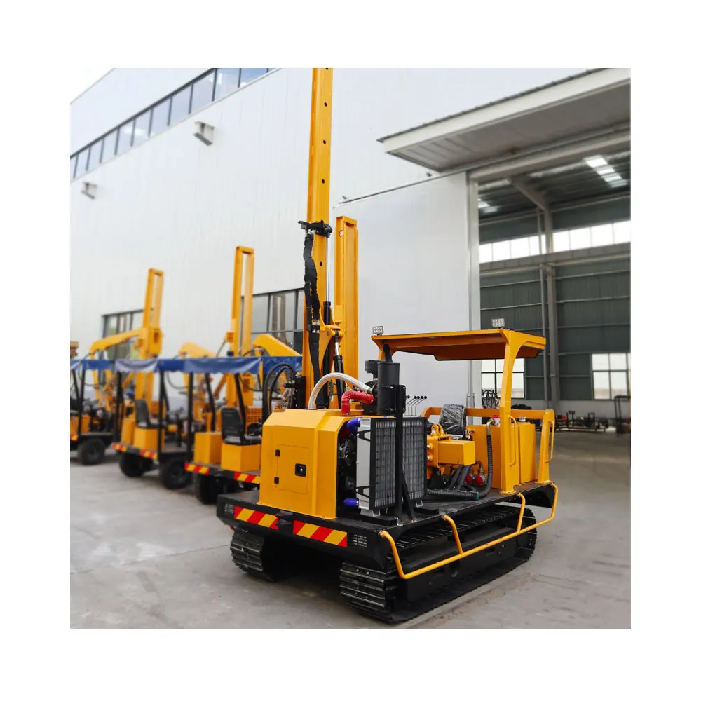 Good quality   Wear-resistant long service life and high efficient Solar Screw Pile Driver Photovoltaic for solar project