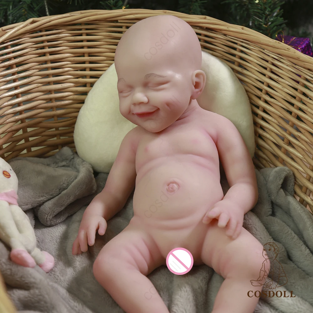 Custom full platinum silicone body real silicone reborn baby dolls popular reborn boy doll