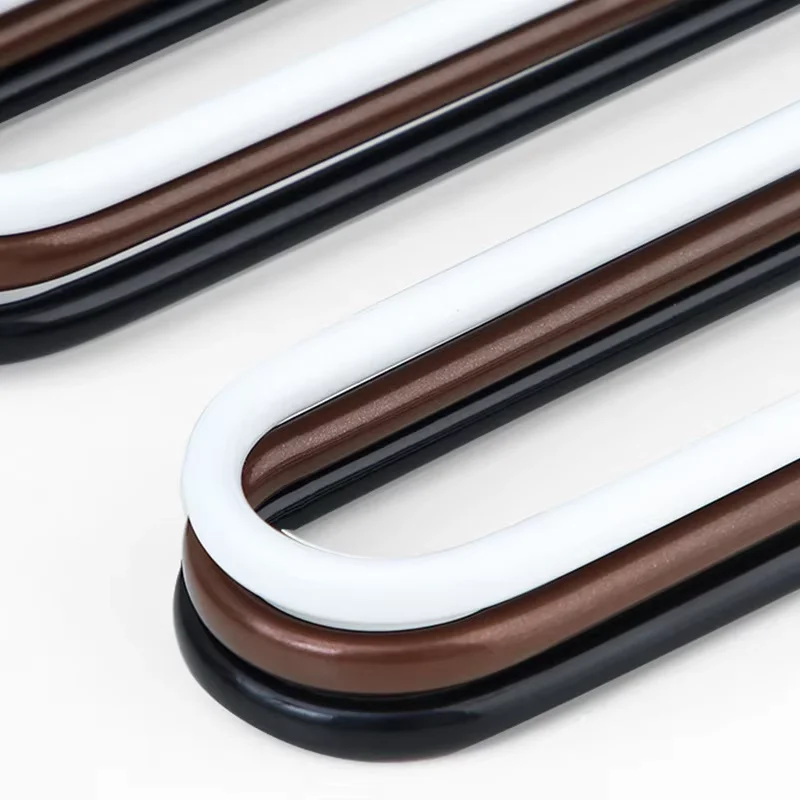 Multi-functional Household Iron Spray Plastic Magic Pants Hanger Rack S-Shape Design Convenient Hanging Multiple Layers Clothing