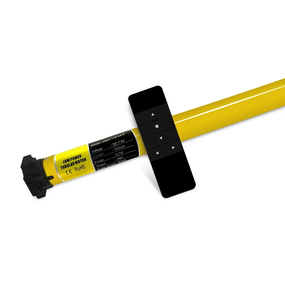 Powered Smart Driver Automatic Wifi APP Rechargeable Battery Motorized Remote Control Horizontal Tubular Motor For Window
