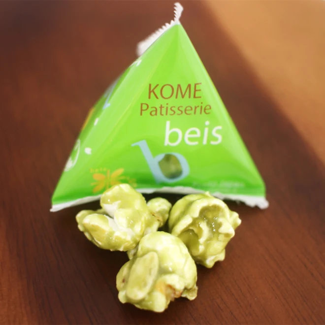 Grain Snacks Sweet puffed rice and popcorn snack individual wrapping or bulk OEM available