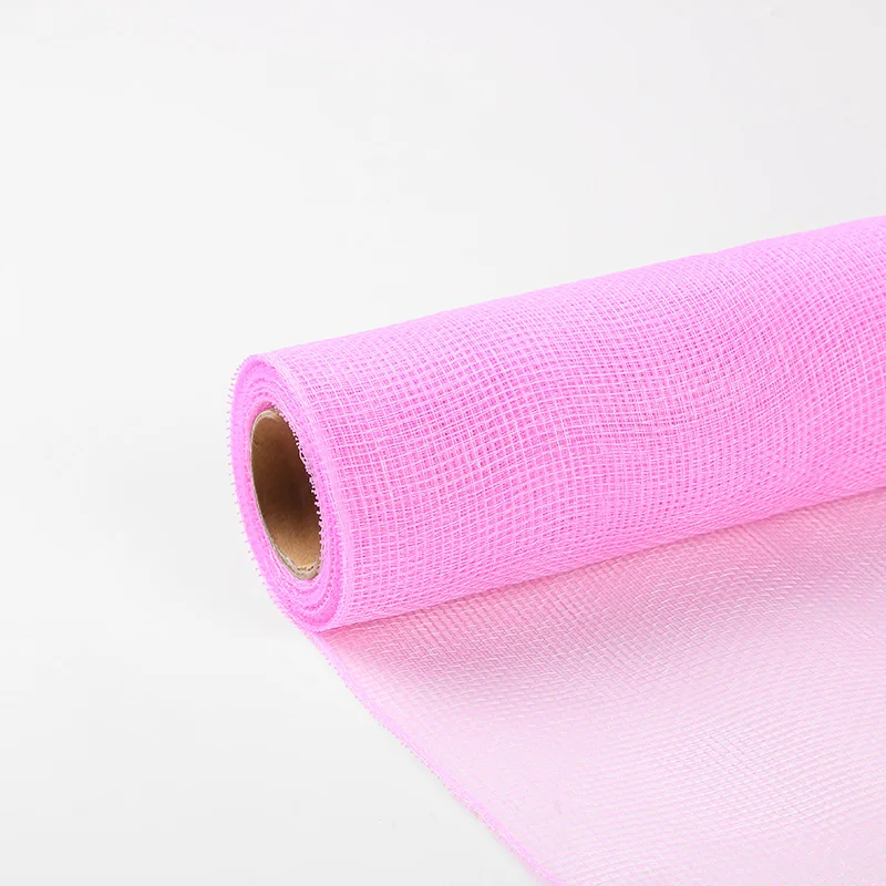 Factory Direct Sale Custom Size Deco Gift Wrapping Cheap Flower Rolls Mesh 21 Inch Deco Mesh