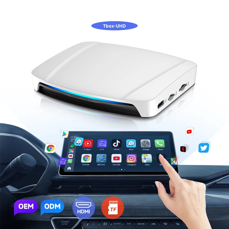 OEM carplay wireless android auto dongle universal carplay box 8G 128GB carplay android 13 multimedia box