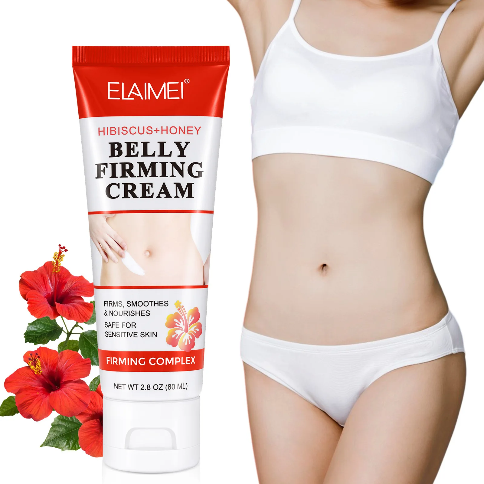 Hot Selling Belly Fat Burning Skincare Smoothing Nourishing Body Lotion Stretch Marks Cream Belly Firming Cream