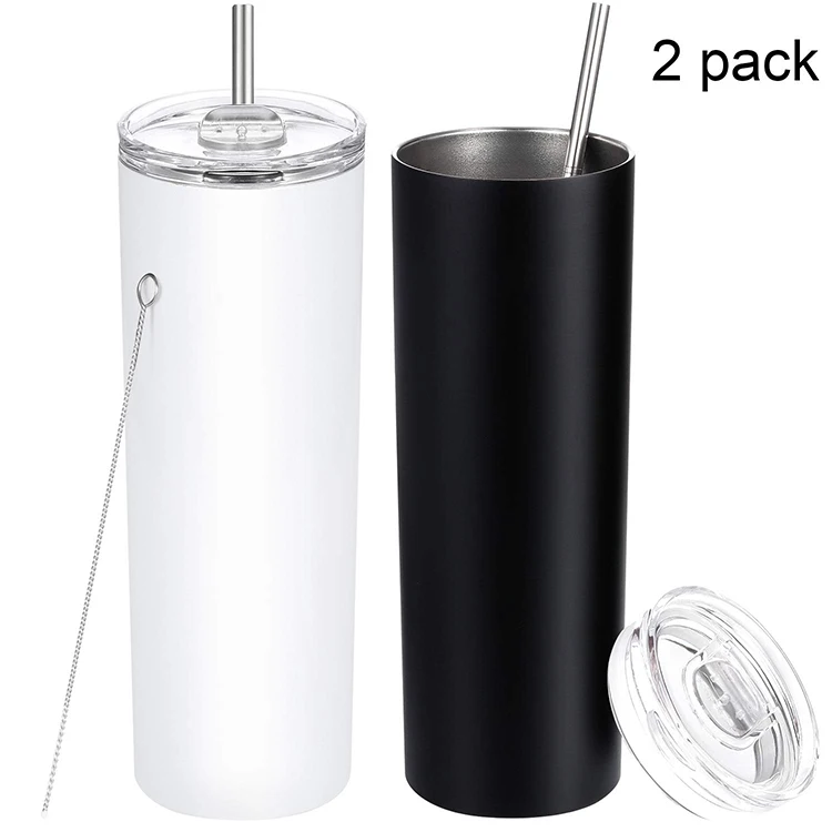 
24OZ Travel Vacuum Insulated Stainless Steel Tumbler Wholesale With Plastic Lid 