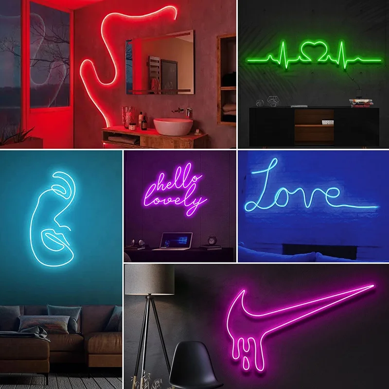 Rgb Decorations Neon Party Supplies Letrero Luces Wall Sign Custom LED Neon Lights For Bedroom