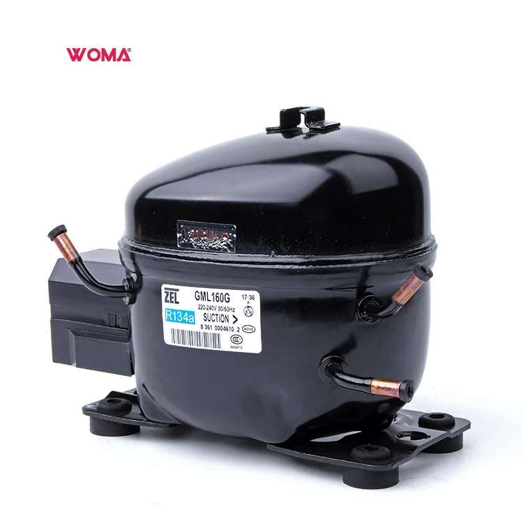ZEL GML70A GML110A GML125A  GML140A GML160G GML180A GML200A 220/240V/50Hz  R134a refrigeration compressor for refrigerator