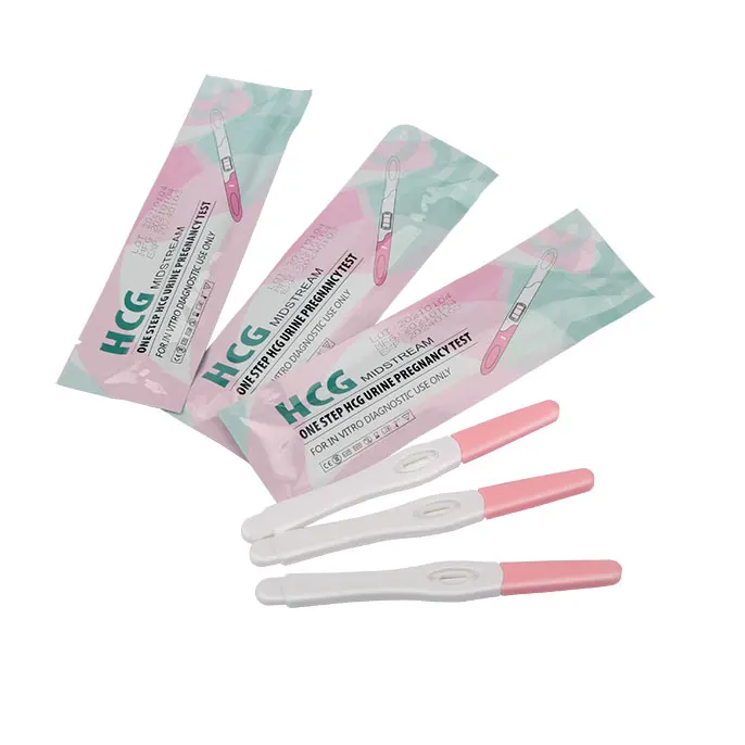 HCG Test Products Rapid Early Pregnancy Tests CE ISO Urine Hcg Midstream Pregnancy Test Pen Kit