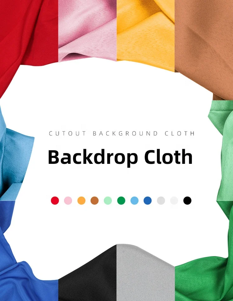 Studio 3*1M Green Screen Chromakey Backdrop Photo Video Studio Fabric Background for Movie, Photography Studio Streaming