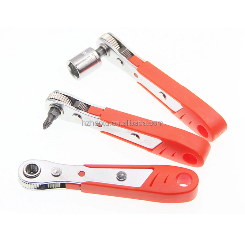 Ratchet Screwdriver Bit Set Narrow Space Angled Screwdriver for Small Spaces