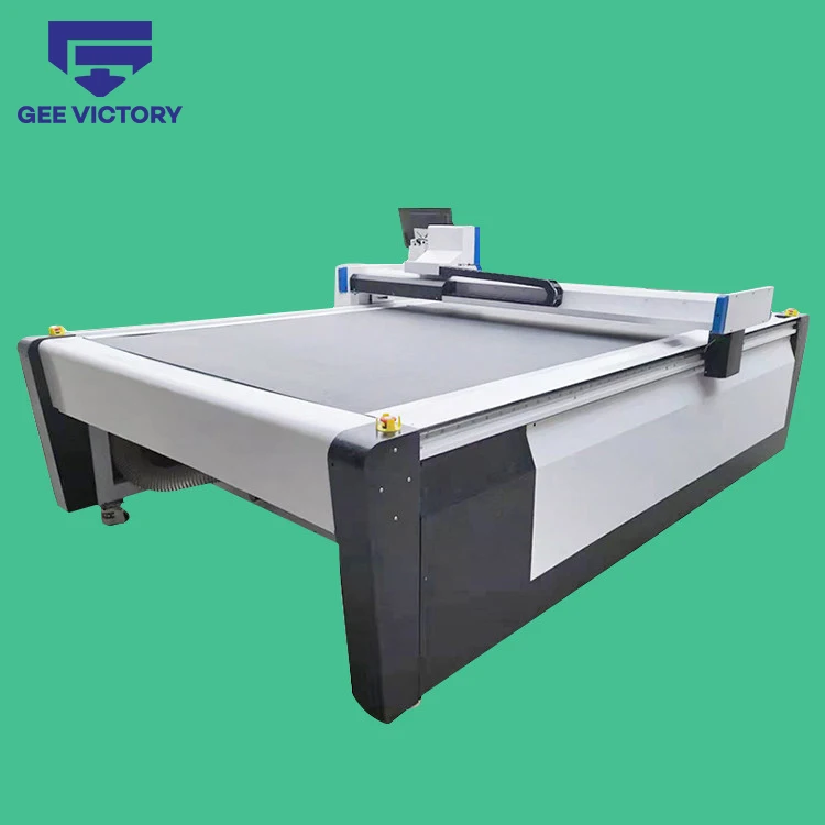 Cnc corrugated cardboard  paper box sheet cutting machine cutter