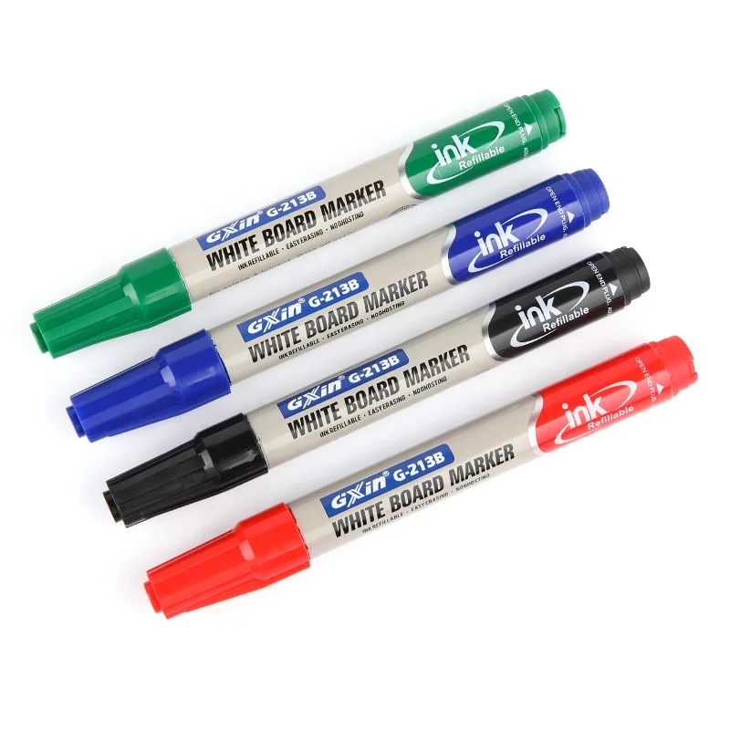 Gxin G-213B Wholesale  Custom Logo high quality non-toxic add Ink refillable whiteboard marker for school office