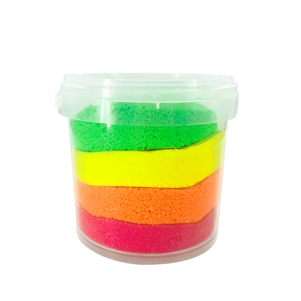 Custom Educational STEM Toy Kids Magic Colorful Jumping Sensory Sand Toy For Kids